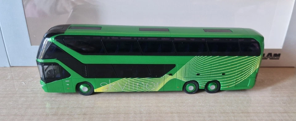Rietze ZY.NEO73-8120-738120	NEOPLAN Tourliner Financial Services IAA 2018 1:87 - Imagen 2 de 4