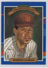 1991 Donruss Diamond Kings Roberto Alomar (1 Yellow Stripe Top Right) HOF 0q20