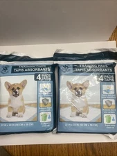 Greenbrier Kennel Club Puppy Training Pads 22x22” – 4 Pads per Pack – Lot of 2