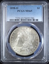 1898-O MORGAN DOLLAR $1 PCGS MS65 (PQ250)