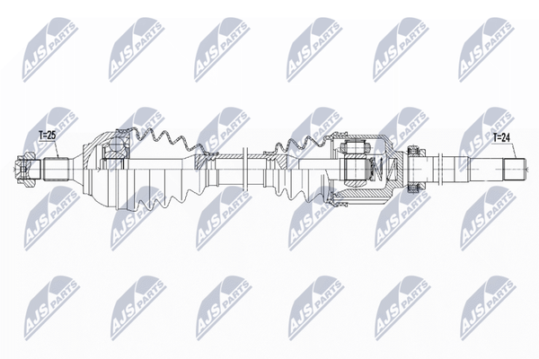 NTY Antriebswelle NPW-CT-105 FüR CitroËN-image