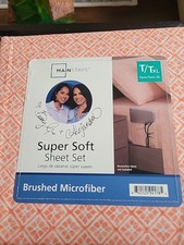Mainstays 4-Piece Twin Sheet Set Brand New