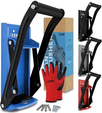 16oz 12oz metal Can Crusher Wall Mounted  Aluminum Crushers Heavy Blue