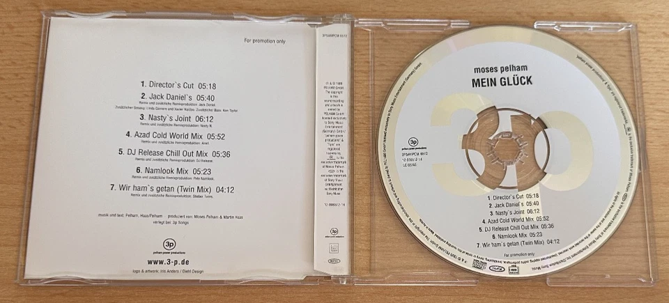 Moses Pelham – Mein Glück (Maxi CD) - Special Mixes (Limited Eition) - Bild 2 von 4