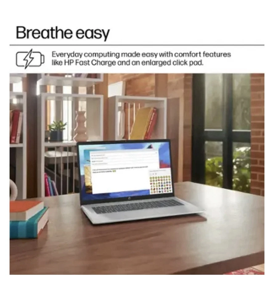 HP - 17.3in HD - AMD Ryzen 5 - 8GB RAM - 512GB SSD - Image 2 of 3