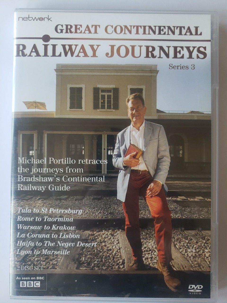Great Continental Railways Journeys Series Three 3 DVD In Excellent Con Free P&P