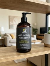 Anti-Cellulite Massage Oil with Collagen  Stem Cell, Natural Grape Seed  Eucal