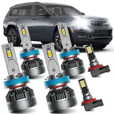 AWALITED Fits for 2019 2020 2021 Jeep Grand Cherokee High Low Beam Fog Lights...