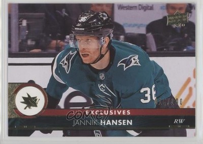 2017-18 Upper Deck Exclusives /100 Jannik Hansen #400 0w8