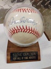 Steve Carlton Philadelphia Phillies Original Autographed Baseball