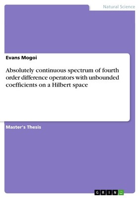Absolutely continuous spectrum of fourth order difference operators with unbound