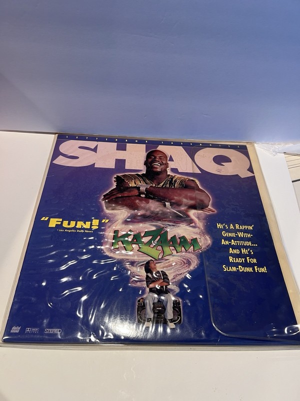 Kazaam (1996) Shaq Laserdisc Touchstone Letterbox CLV - Rare LD Cult Classic