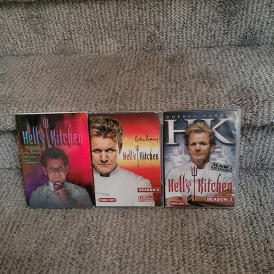 Hells Kitchen Season 1 - 3 Dvd LotRaw and Uncensored 3 Disk Sets 