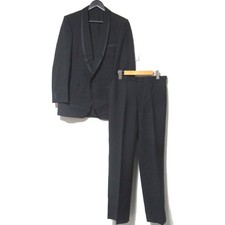 Christian Dior MONSIEUR Tuxedo Jacket Slacks Suit, Size 94, A6, Black mens USED