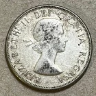 1958 Canada 50 Cent coin - Silver Canadian half dollar, KM#53