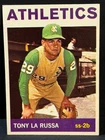 VINTAGE 1964 Topps #244 TONY LARUSSA Kansas City Athletics A's ROOKIE RC