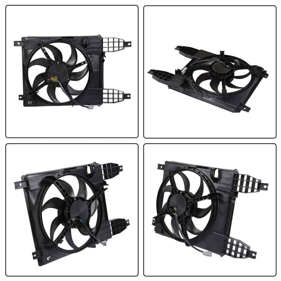 621-420 Radiator Cooling Fan Assembly For Chevrolet Aveo Aveo5 1.6L 2009-2011 Foto 3 de 4