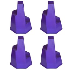 Pylonetti Cavaletti Block Hindernisblock Stangenhalter Pferd - 4 Stück - lila
