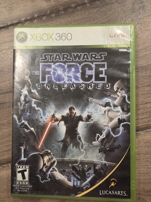 Star Wars: The Force Unleashed (Microsoft Xbox 360, 2008) CIB COMPLETE 
