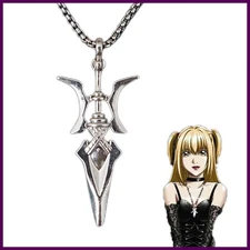 Anime Misa Amane Cosplay Necklace Halberd Pendant Necklaces Halloween Cosplay