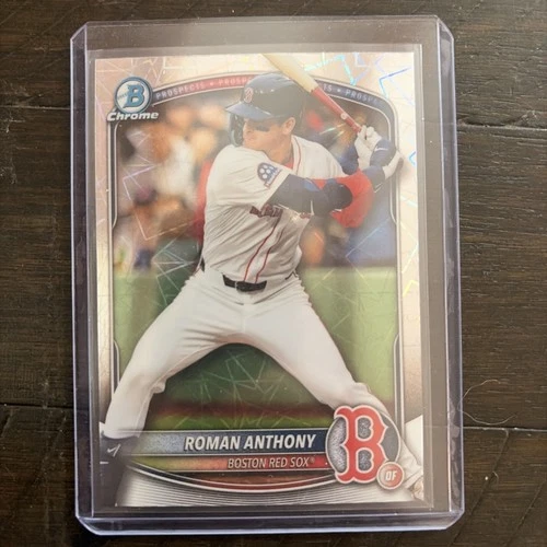 2025 Bowman Chrome Roman Anthony Lazer Refractor Boston Red Sox