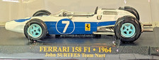 Ferrari 158 F1 1964 John Surtees Team NART #7 1/43 Diecast Hachette Japan