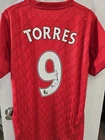 Fernando Torres Signed Liverpool FC Home Soccer Jersey #9 with Beckett COA