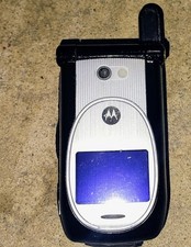 Very Rare Motorola iSeries i930 Silver Nextel Collector Windows Flip Phone