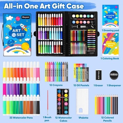 iBayam Art Supplies, 149-Pack Drawing Kit Painting Art Set Art Kits Gifts Box, A