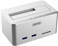 Unitek Aluminum Usb 3.0 To Sata Hard Drive Docking Station With 2-port Hub And Unitek Aluminum Usb 3.0 To Sata Hard Drive Docking Station With 2-port Hub And