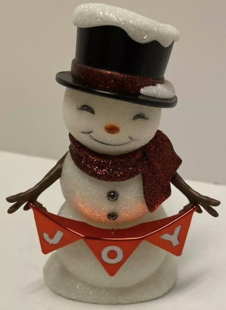 Bath & Body Works Christmas Joy Snowman Wallflower Plug Light Up 24/7-image