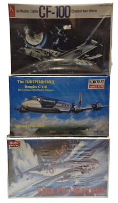 AVIATION: DOUGLAS C-118, ALLWETTER FIGHTER CF-100, VEGA PV-1 VENTURA KITS