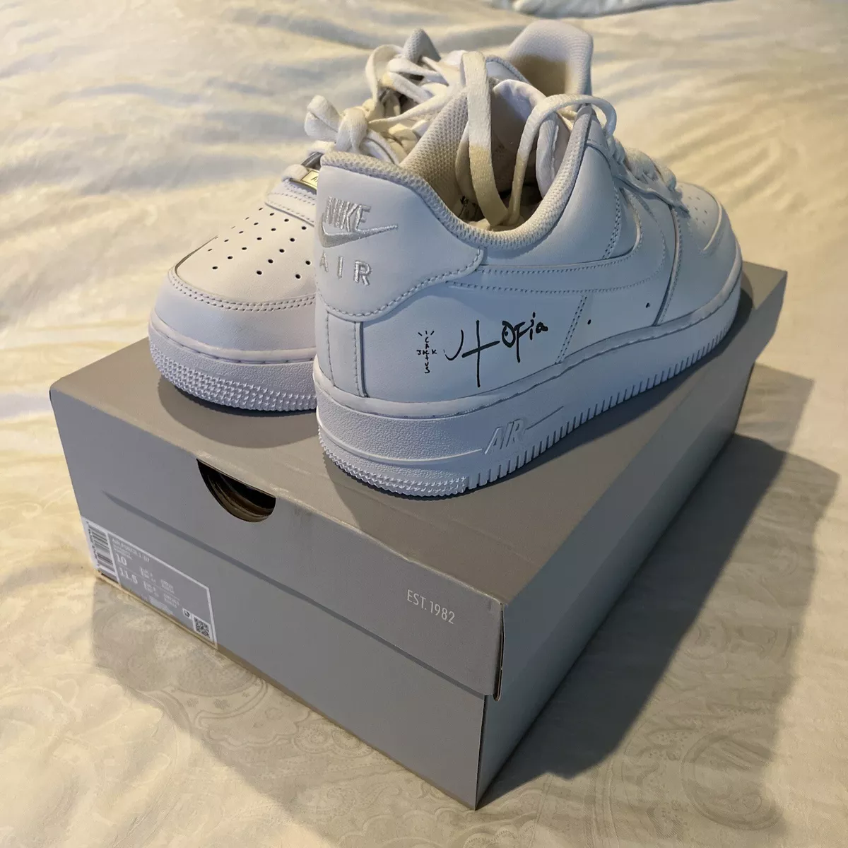 Size 10 - Nike Air Force 1 '07 x Travis Scott Utopia Cactus Jack CW2288 111