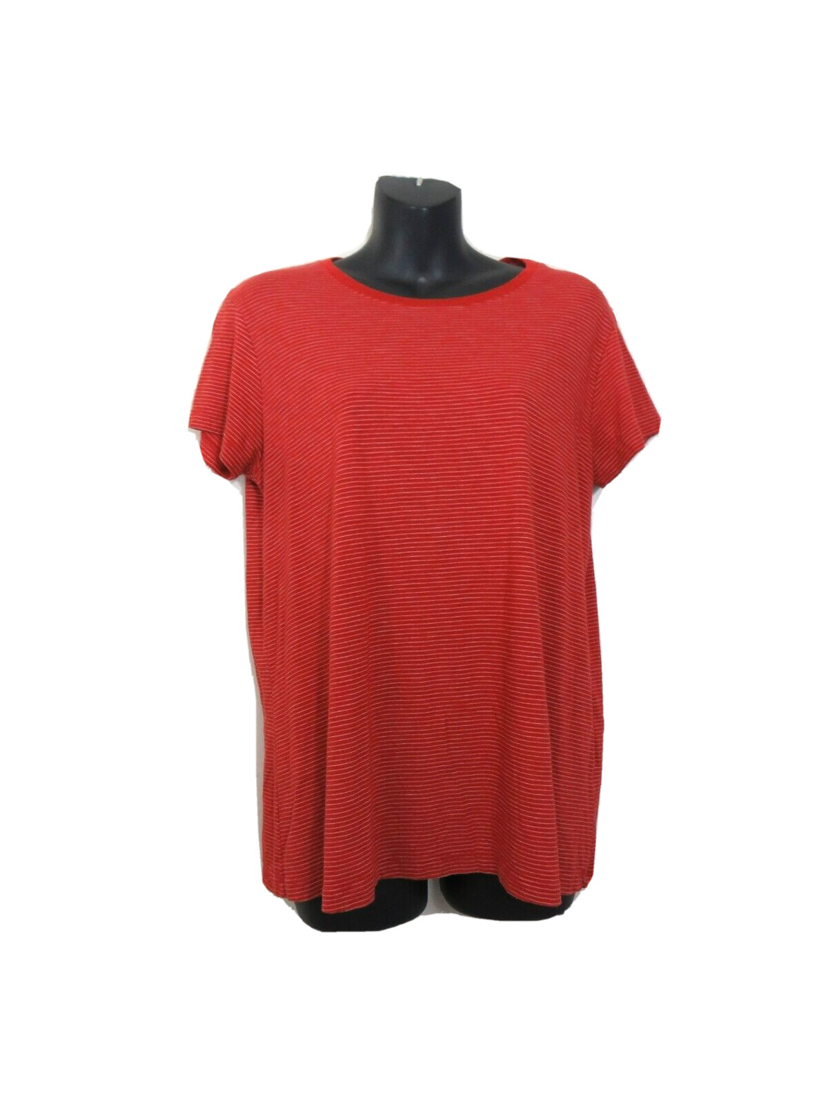Marine Layer size Medium Red Striped Basic Tee Sh… - image 1