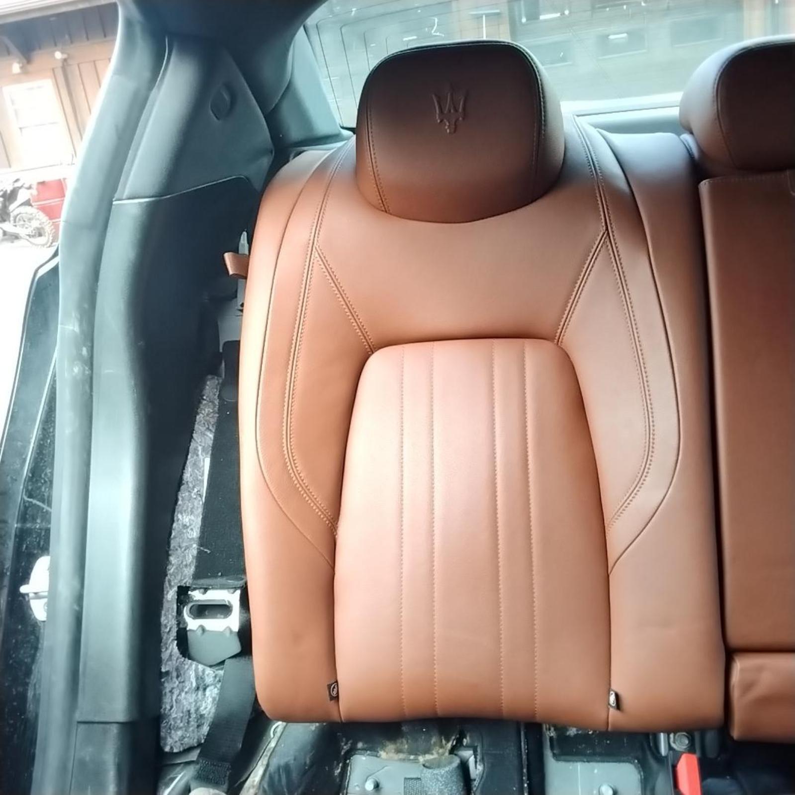 2019 MASERATI GHIBLI REAR LEATHER TOP RIGHT SEAT CUSHION (CUOIO TERRACOTTA) OEM