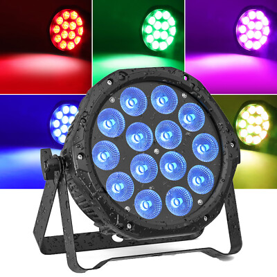210W 14 LED IP65 Waterproof Par Light RGBW DMX Stage DJ Outdoor Lighting Light