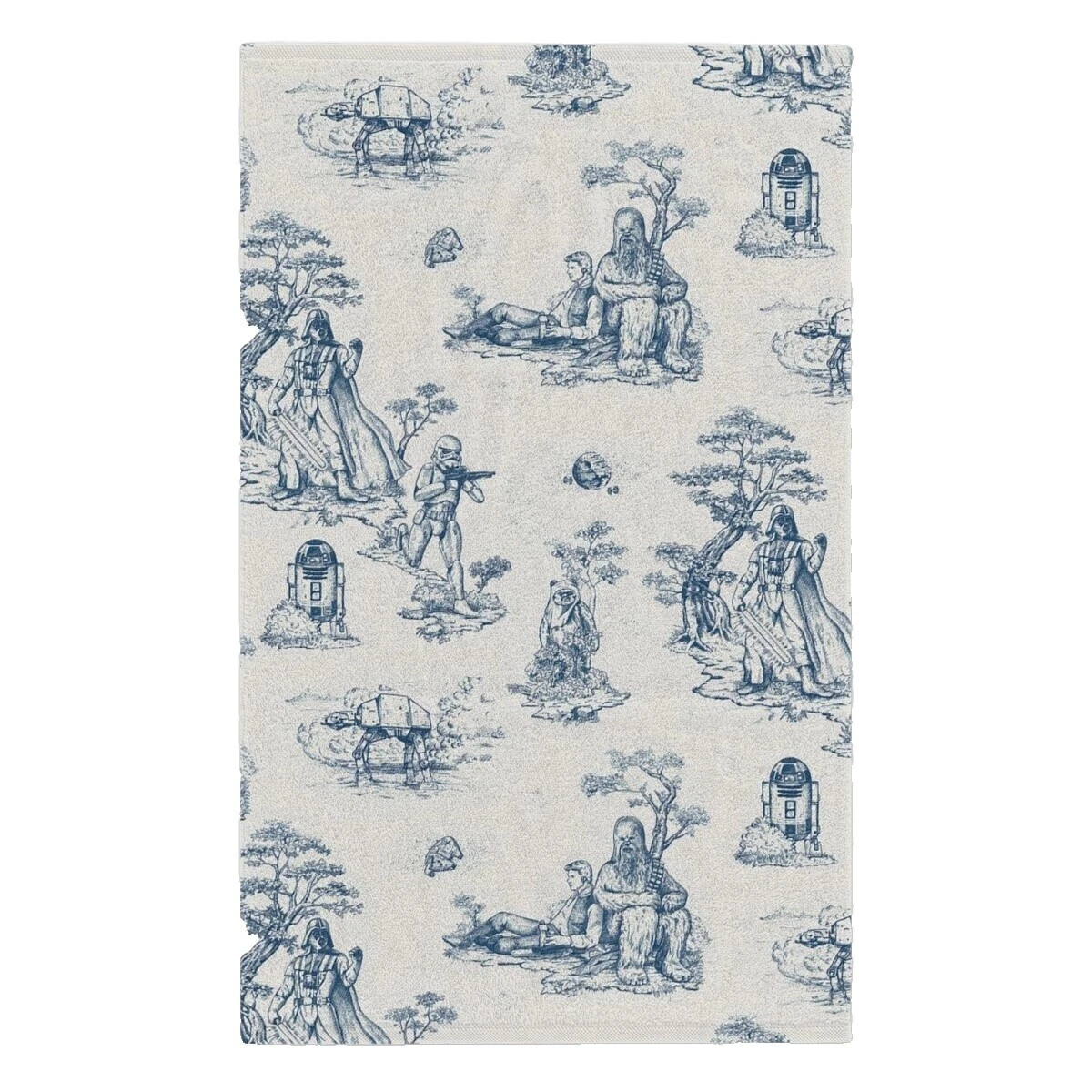 Toile Bath Towels & Washcloths