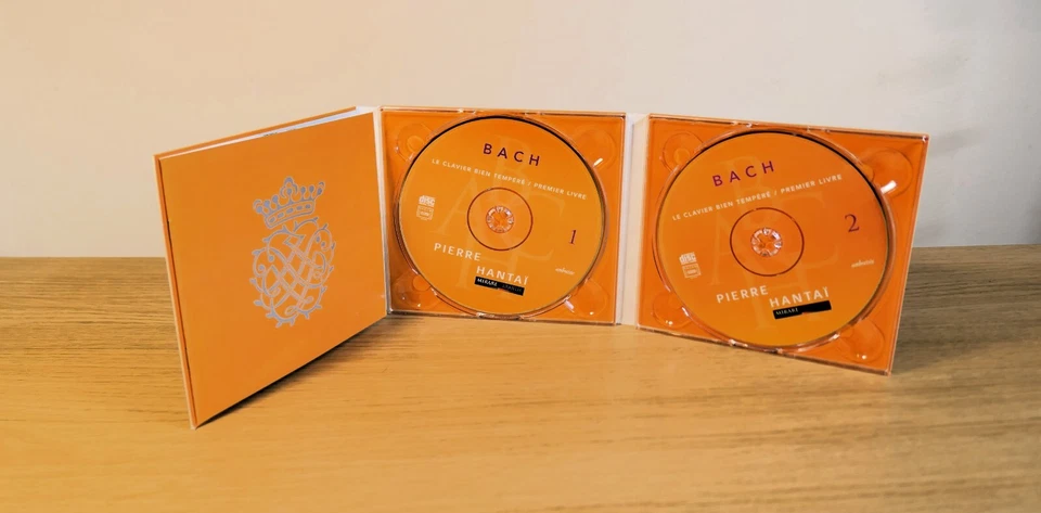 Bach Le Clavier Bien Tempere Pierre Hantai Harpsichord Mirare 2 CD Well-Tempered — 第 3/3 张图片
