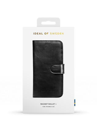 Ideal of Sweeden Leather Magnet Wallet Case with card slots for iPhone X & XS