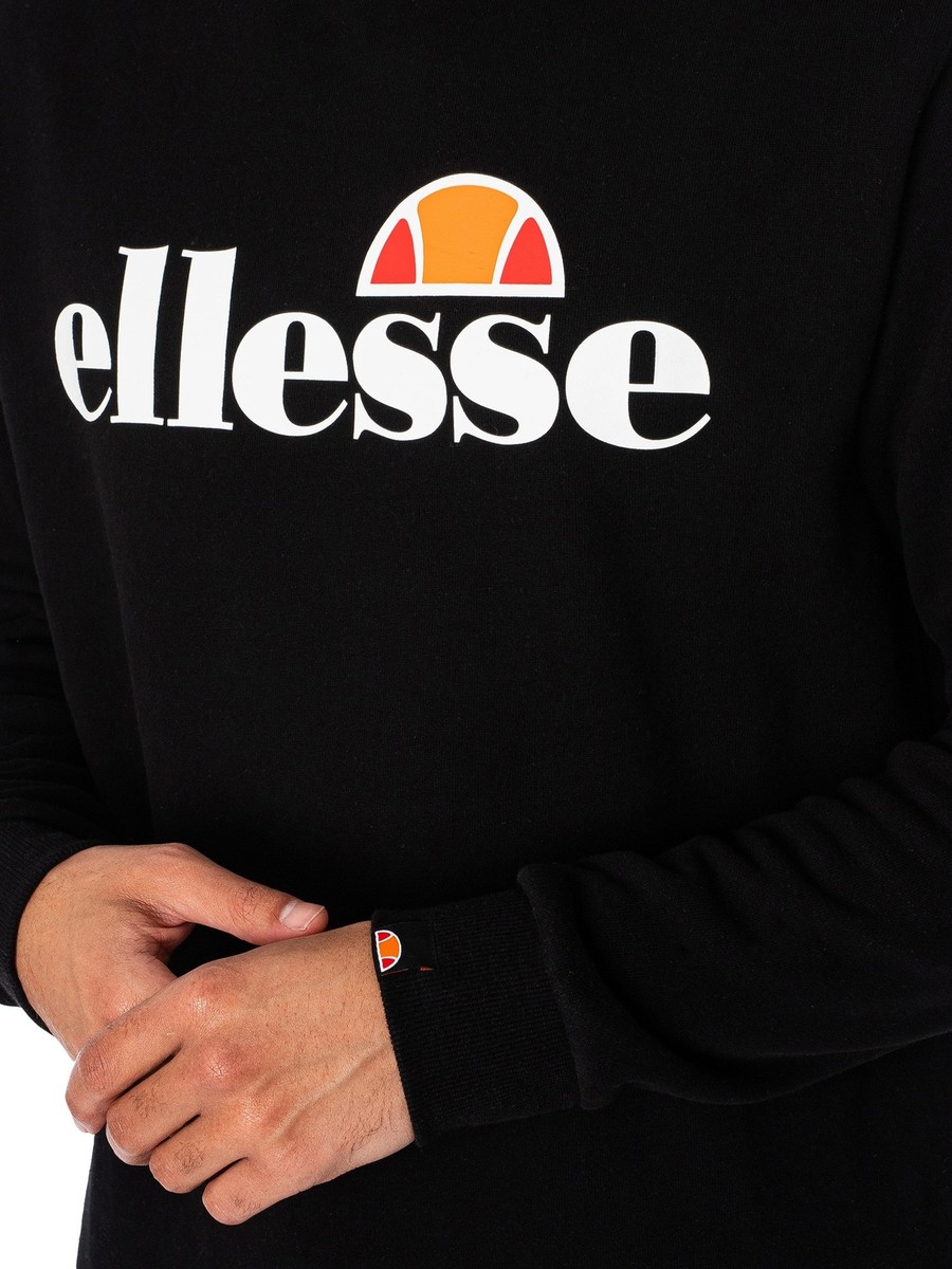 Ellesse Men's SL Succiso Sweatshirt, Black | eBay