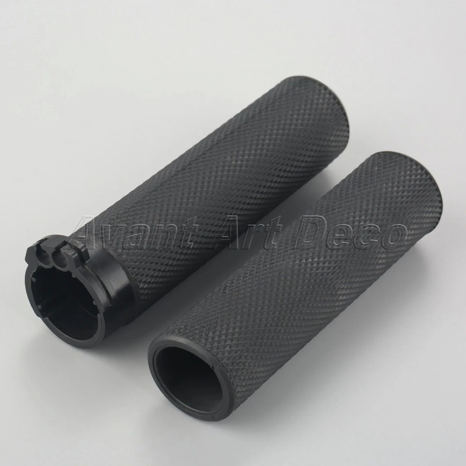 Empuñaduras de manillar de motocicleta de 1" 2 piezas para Harley Heritage Softail 1995 Foto 3 de 4