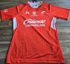 Pirma Monarcas Morelia Training Soccer Futbol Jersey Red/Gray Size Small Rare