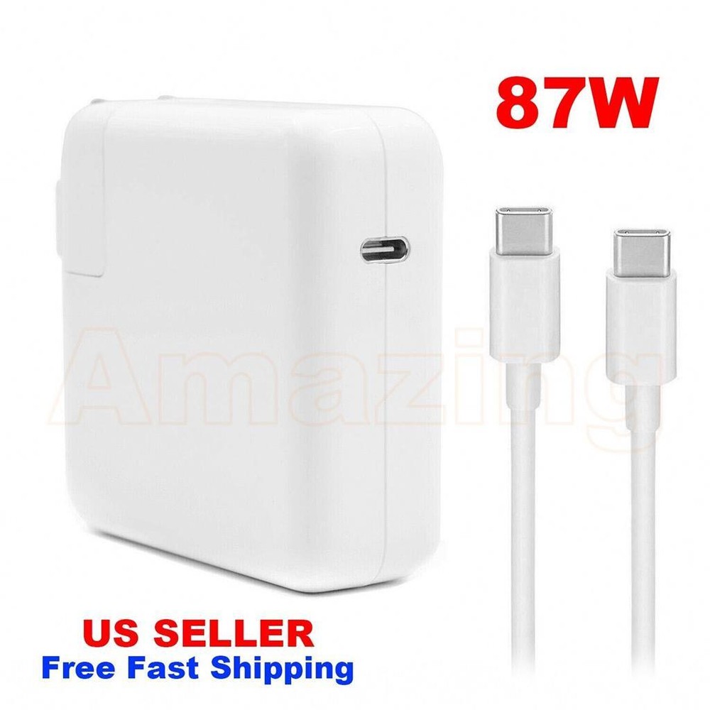 87W Type C Charger for Apple MacBook Pro 15" 87W USB-C Power Adapter NEW 87W Type C Charger for Apple MacBook Pro 15" 87W USB-C Power Adapter NEW