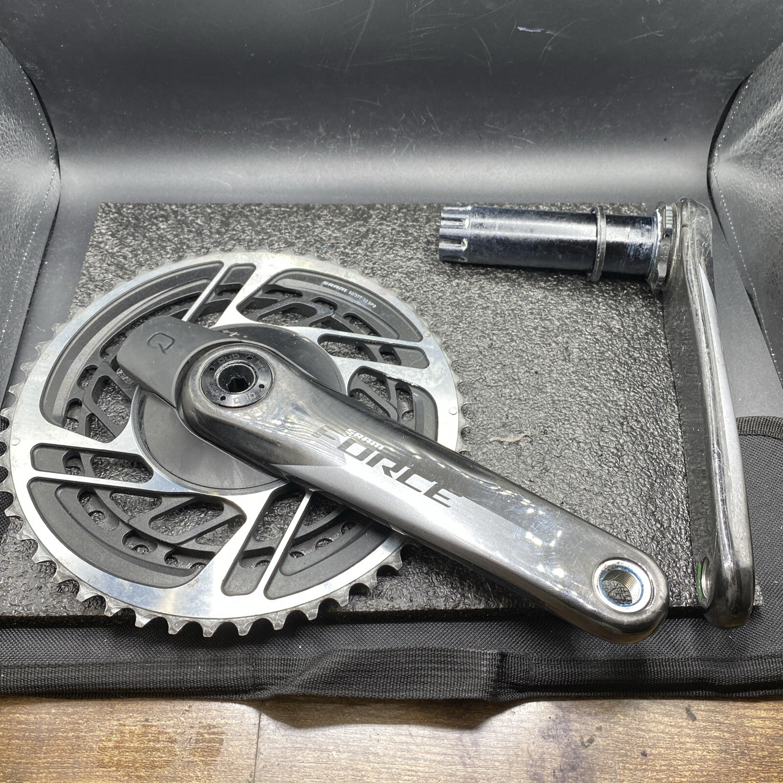Sram Force Quarq Dub Power Meter Crank Set 50/37 172.5 12 Speed (9127