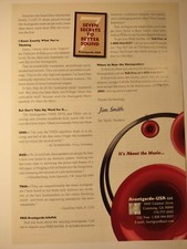 Avantgarde USA Seven Secrets to Better Sound Hornspeakers 2002 Print Ad