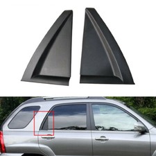 Pair Rear Door Outside Delta Molding Left Right For Kia Sportage 2005-2010