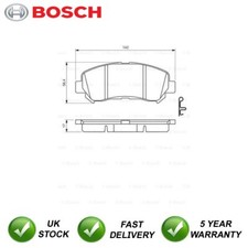 Brake Pads Set Front Bosch Fits Nissan Qashqai 2007-2013 + Other Models