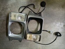 Coppia cornici faro DX / SX FIAT OM 40 50 55 65 75 80 90 100 Headlight frames