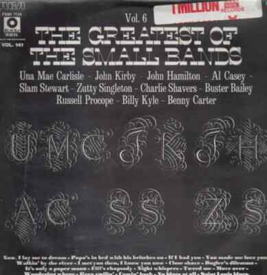 LP Una Mae Carlisle, John Kirby, John Hamilton The Greatest Of The Small Bands