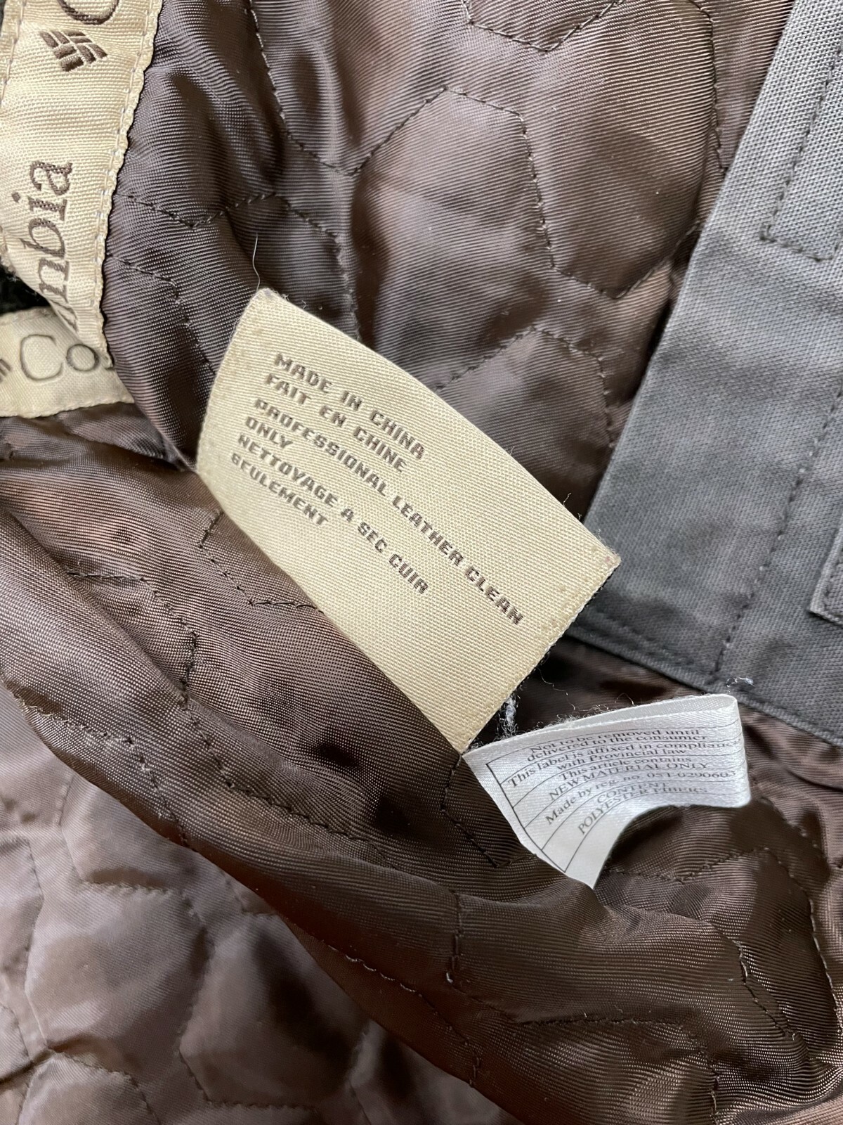 Columbia Men's Leather Jacket Gem